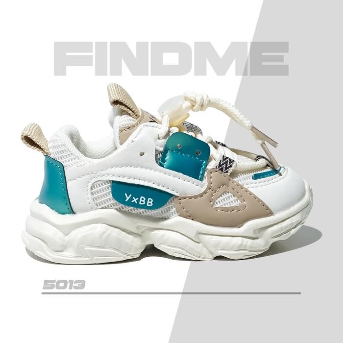 ShoesKids- Sepatu Sneakers Anak Kiddo Zaman Now Model Viral Bahan Pu Combi Mesh 5013