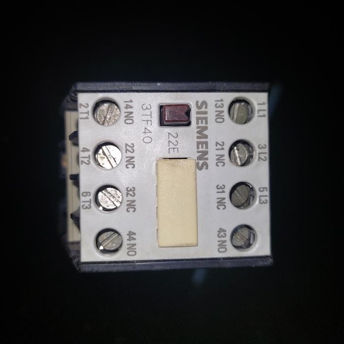 KONTAKTOR 3TF40 22E 20A 48VDC 3P + 2N0-2NC SIEMENS TERMURAH