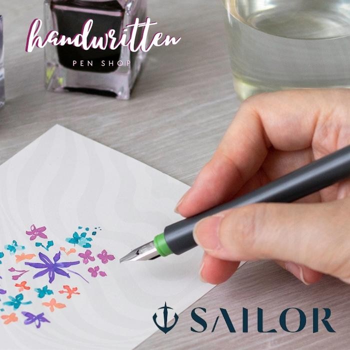 

SAILOR Hocoro Calligraphy / Fude / Brush Nib Dip Pen Fountain Pen / Pulpen Kaligrafi
