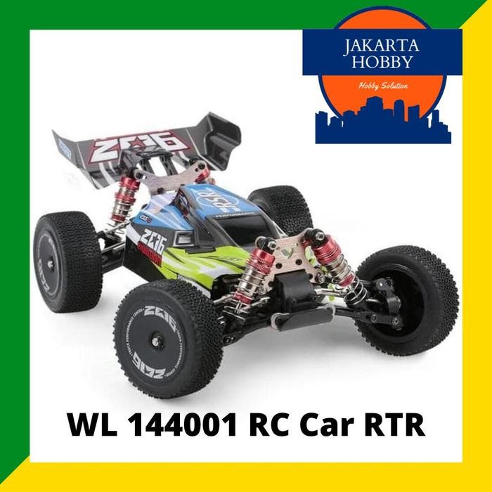 Wl 144001 Rc Car Buggy 1/14 4Wd 60Km/H Metal Assis Rtr