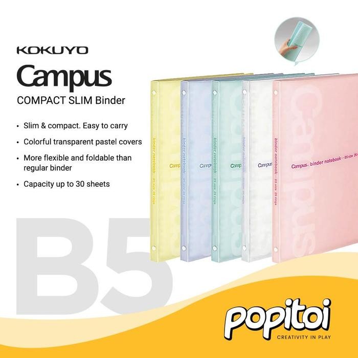 

LANGSUNG DIPROSES KOKUYO Campus COMPACT SLIM Binder B5