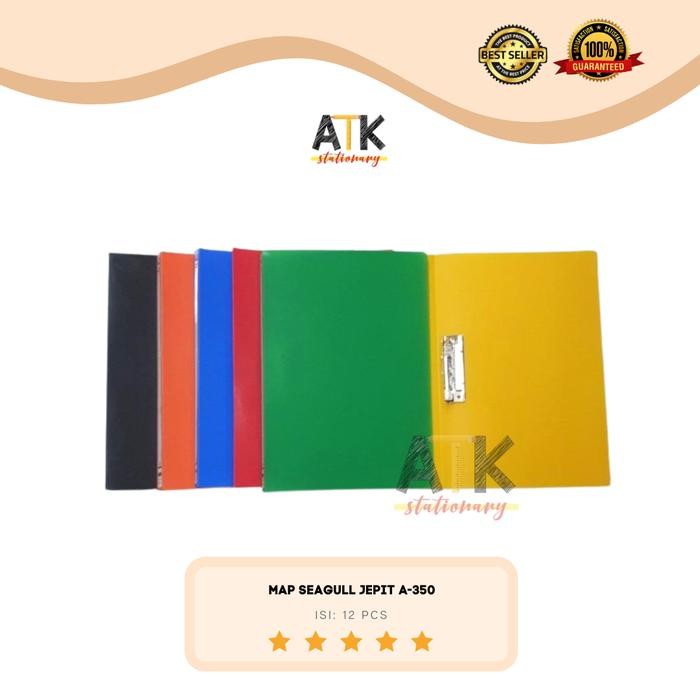 

Ready- Spring File Seagull A350 Jepit / Map Plastik Seagul A350 ( 1 Lusin) Atk