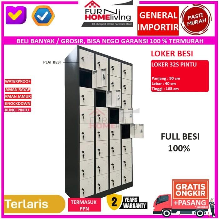 

LANGSUNG DIPROSES Loker Besi 32 Pintu AKL 32S