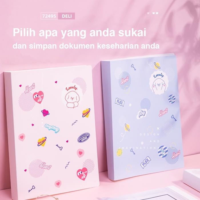 

Ready- Deli Display Book / Map File Dokumen A4 30/60/80 Halaman Warna Pastel 7267X 72495