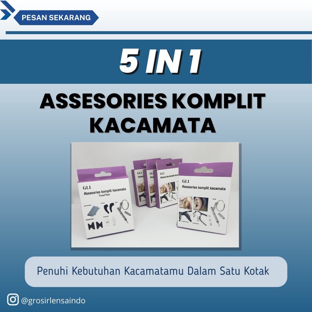 AKSESORIS KACAMATA REKOMENDASI PILIHAN / NOSEPAD BAUT DAN TEMPEL / EARHOOK / LAP KACAMATA /OBENG