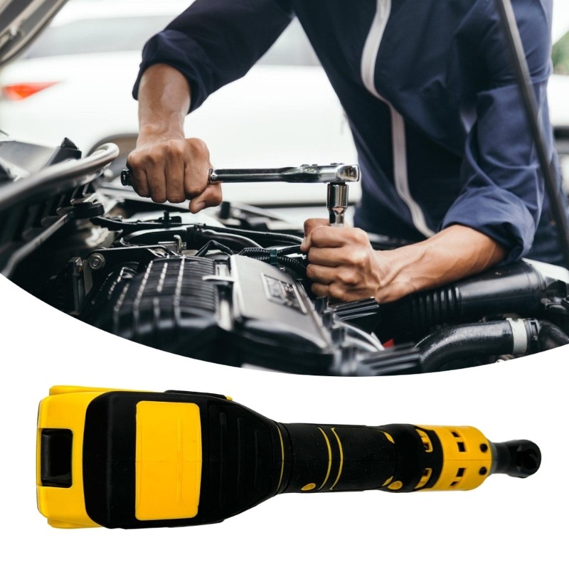 3/8" Cordless Ratchet Wrench 3/8" Power Ratchet Wrench Tool Kits 7CS Sockets