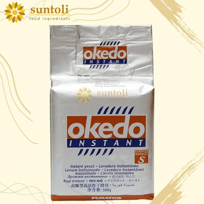 

InstanTanyadulu- OKEDO Instant Yeast / Ragi Kering 500 gr