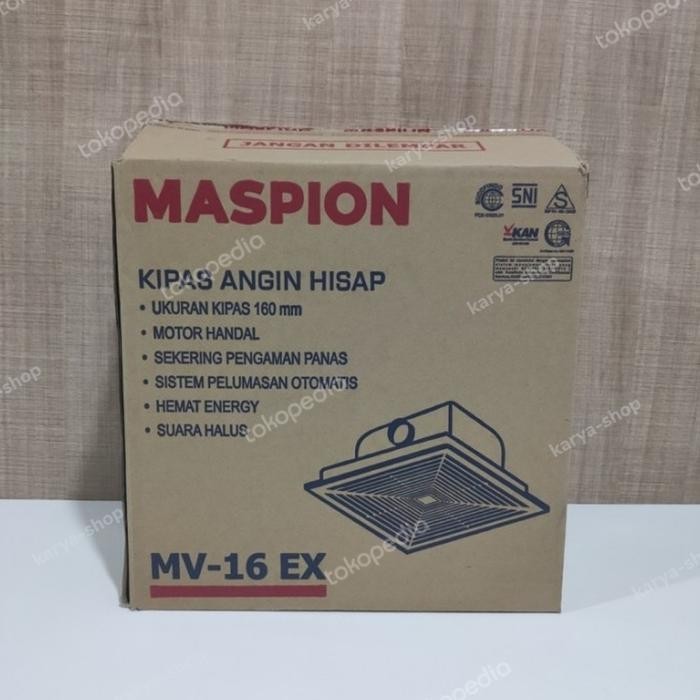 EXHAUST FAN PLAFON MASPION PLAFON MV 16 EX 10 INCH CEROBONG
