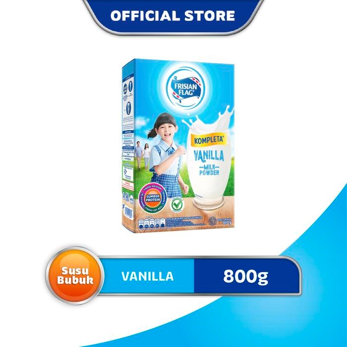 

Lalaa_Store Frisian Flag Kompleta Susu Bubuk Keluarga Vanilla 800g