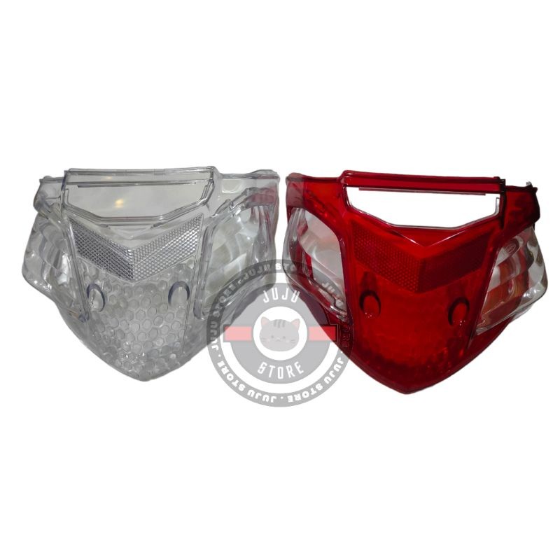 MIKA LAMPU STOP BELAKANG SUPRA FIT NEW MERAH PUTIH
