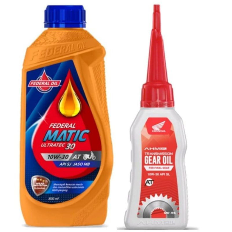 FEDERAL OIL SET OLI FEDERAL ORANGE MATIC OLI GARDAN OLI ULTRATEC FEDERAL MATIC
