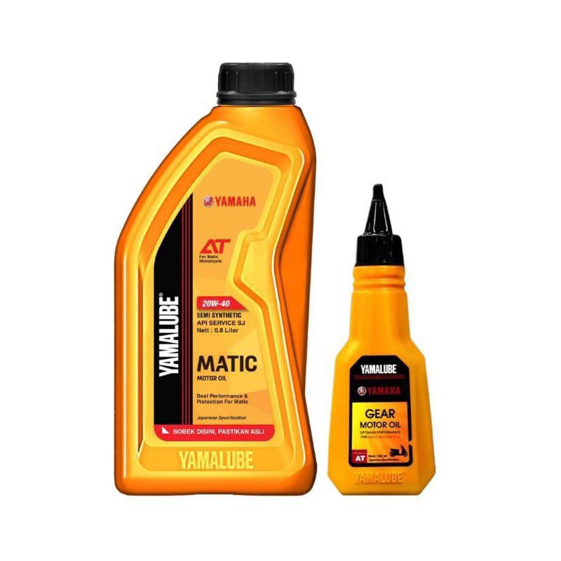 OLI YAMALUBE MATIC SET 100ML OLI GARDAN YAMAHA OLI YAMAHALUBE MATIC + OLI GARDAN YAMAHA 100ML
