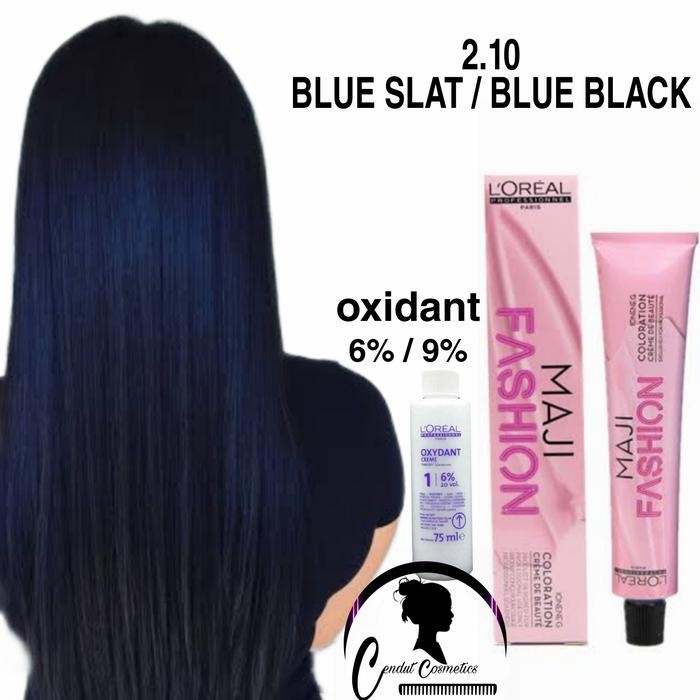 Loreal Majirel 2.10 blue black / pewarna rambut / hair color