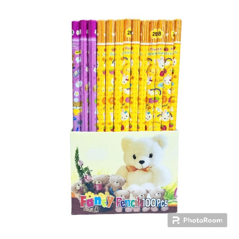 

Pensil Tulis 2B Fancy isi 100 pcs karakter murah