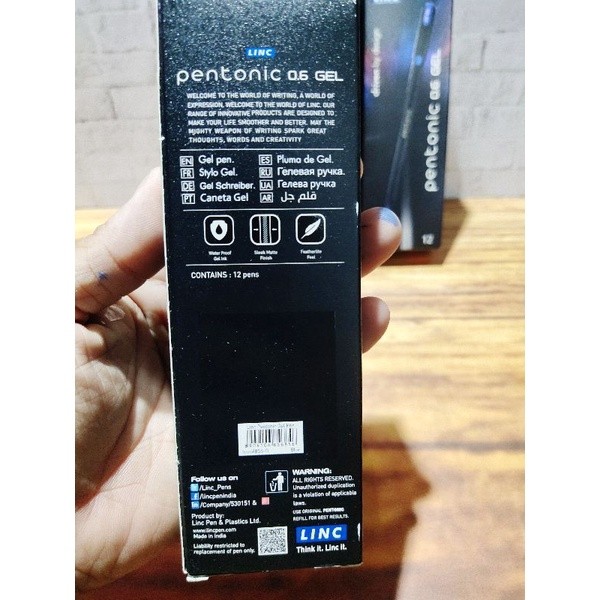 

GEL Pen / pulpen Gel Pentonic 0.6mm (1 pak isi 12)