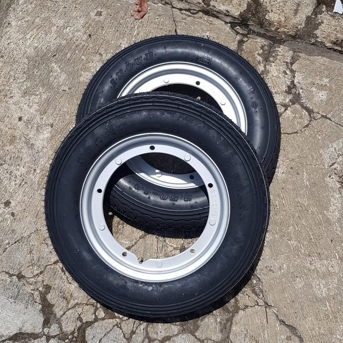 Velg vespa set ban R10 tinggal pake danmotor original