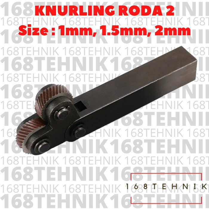 Grosir Knurling Kartel 2 Roda Ukuran 1Mm / Gagang Knurling Tool / Mata Kartel