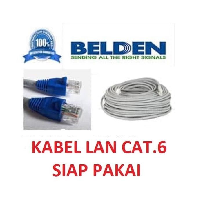 KABEL LAN UTP BELDEN CAT6 100 METER SIAP PAKAI - BELDEN CAT6 100M