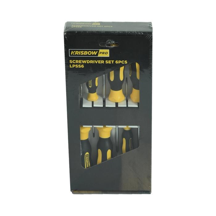 Gercep Screwdriver Krisbow Set 6Pcs 10002185