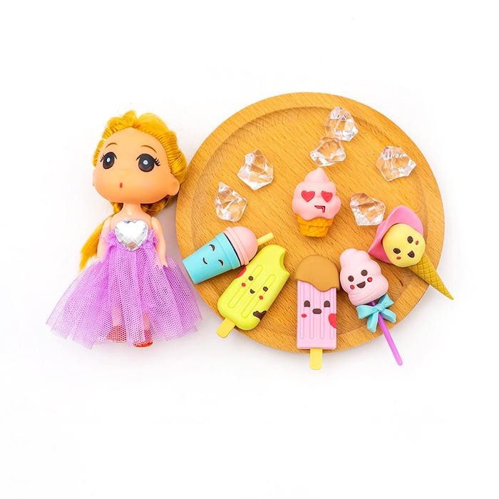 

ID 8736 SET PENGHAPUS KARAKTER MAKANAN ICE CREAM DESSERT SENSORY PLAY BONGKAR PASANG STATIONERY