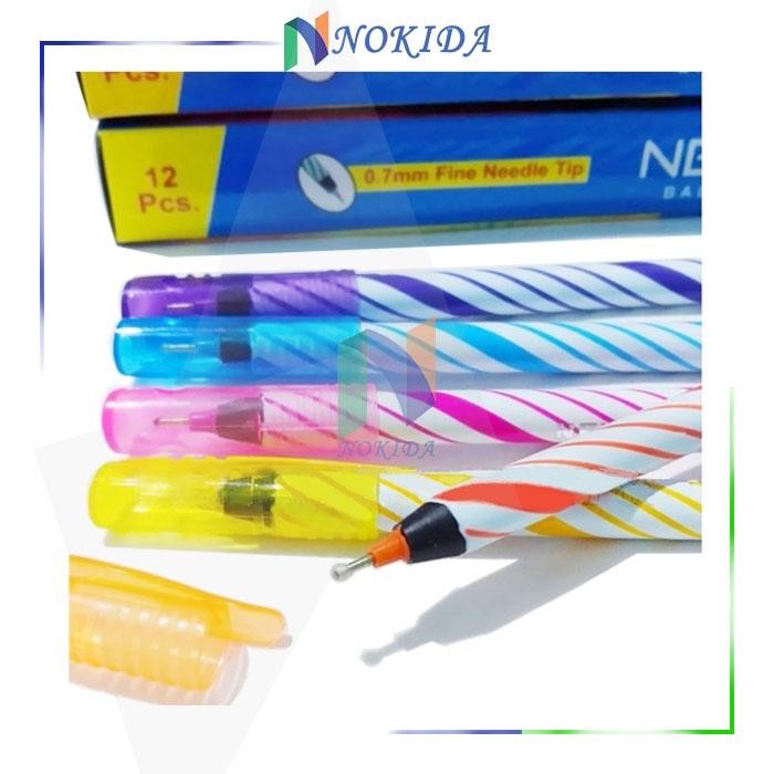 

ID NOKIDA PULPEN NEVADA 923 ST [1 PACK/0.7 MM] / ALAT TULIS SEKOLAH / BALL PEN LILIN 12 PCS /