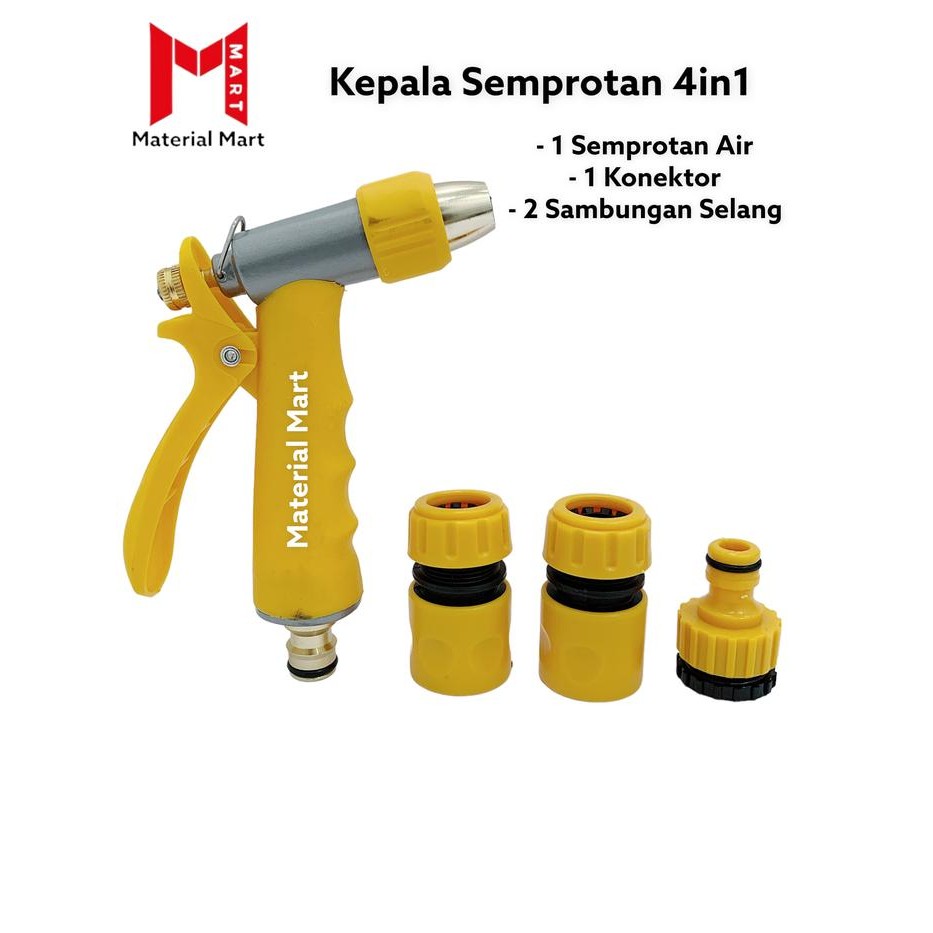 Semprotan Air Tanaman Kepala Shower Pistol Penyemprot Taman Murah - Asli