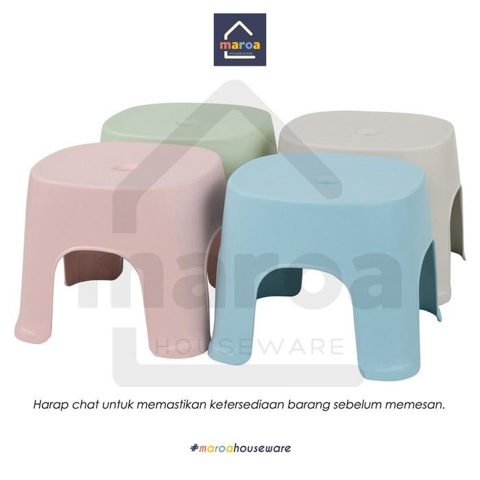 Bangku Jongkok Plastik Kursi Pendek Red House 001-2 *