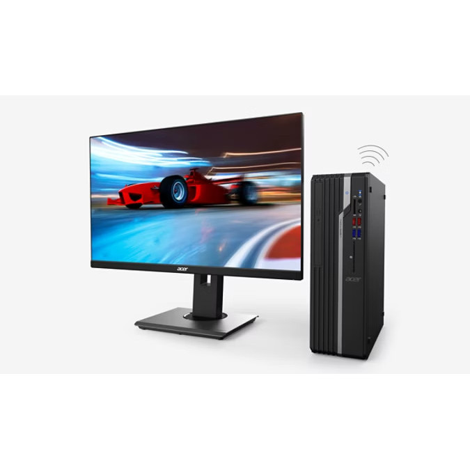 PC DESKTOP ACER VERITON X (CORE-I7, 8GB, 256GB SSD + 1TB HDD, W11HOME, 21.5INCH FHD LCD, LAN, USB MO