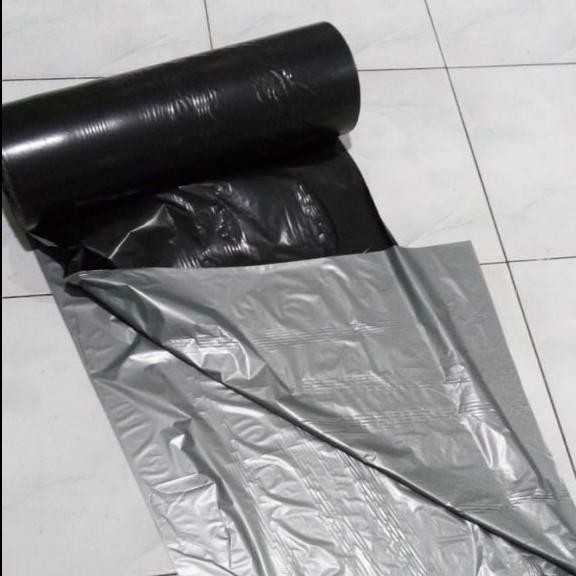 Thinkerbelllll Plastik Mulsa Plastik Hitam Perak 1 Rol Lebar 80 Cm Panjang 250 Meter