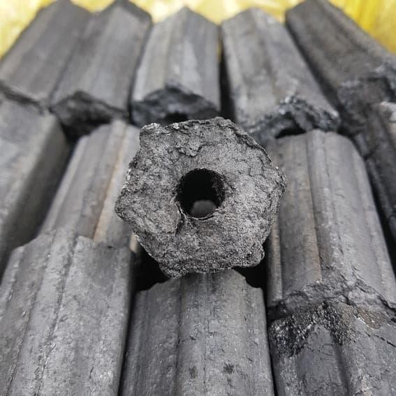 ARANG BRIKET SAWDUST CHARCOAL BBQ SERBUK KAYU SUPER HEXAGONAL EKSPOR
