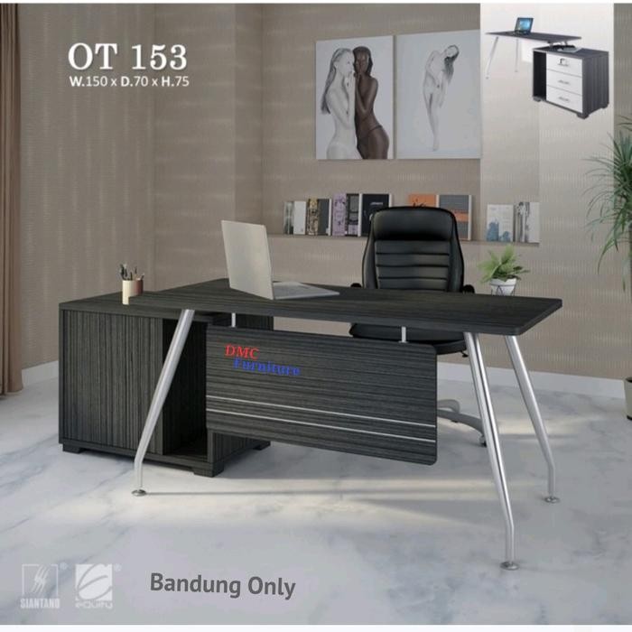 Meja Kantor Meja Direktur Meja Leter L Siantano