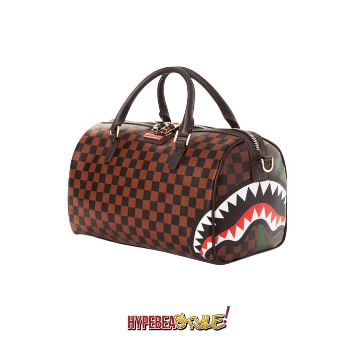 Tas Duffle Sprayground Jungle Paris Mini Duffle Bag Original - Asli