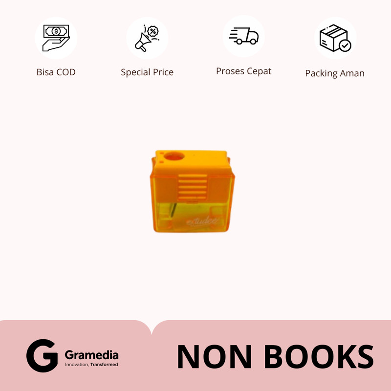 

Estudee Sharpener 1 Hole With Grip E-Sh8120