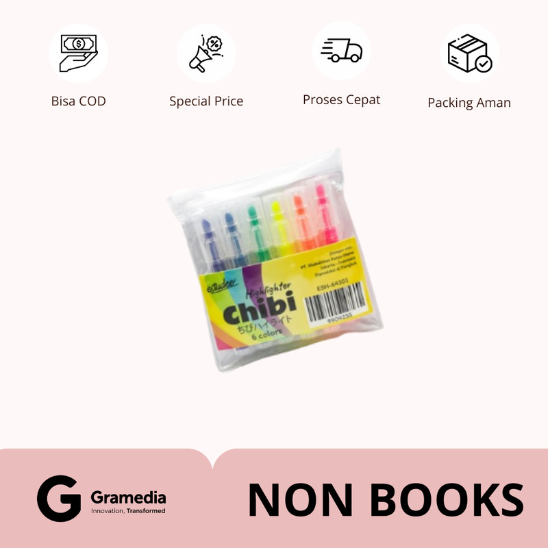 

Estudee Chibi Highlighter Set/6Color Esh-64101