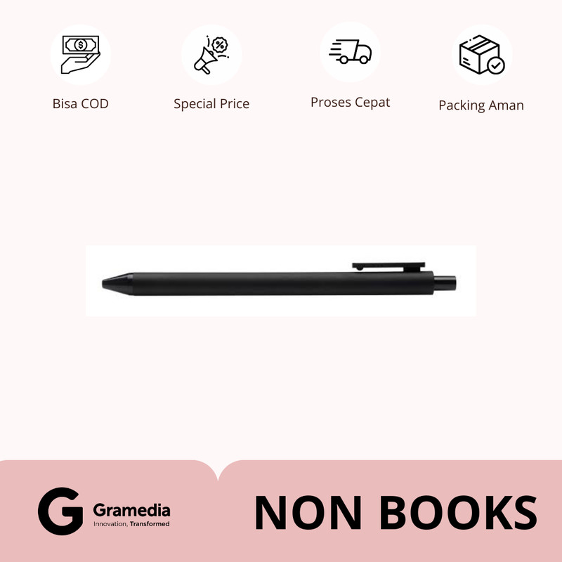 

Kaco Pen Pure Soft Touch 0.5 Hitam