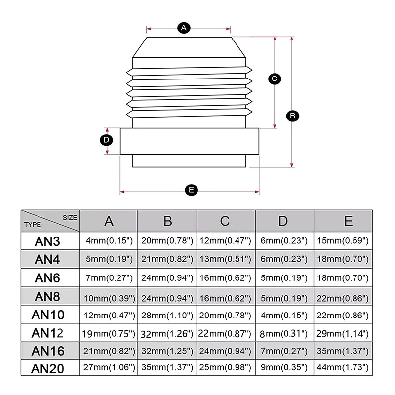 IMPORT 1PCS AN6 AN8 AN10 AN12 AN16 AN20 MALE BILLET STAINLESS STEEL STRAIGHT MALE WELD FITTING