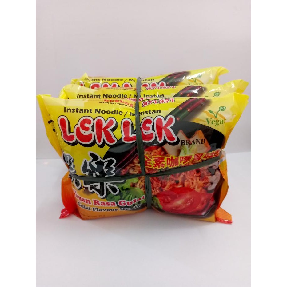 

LEK LEK MIE INSTANT RASA MIE GORENG 1 PACK (5 BKS) VEGETARIAN FRIED