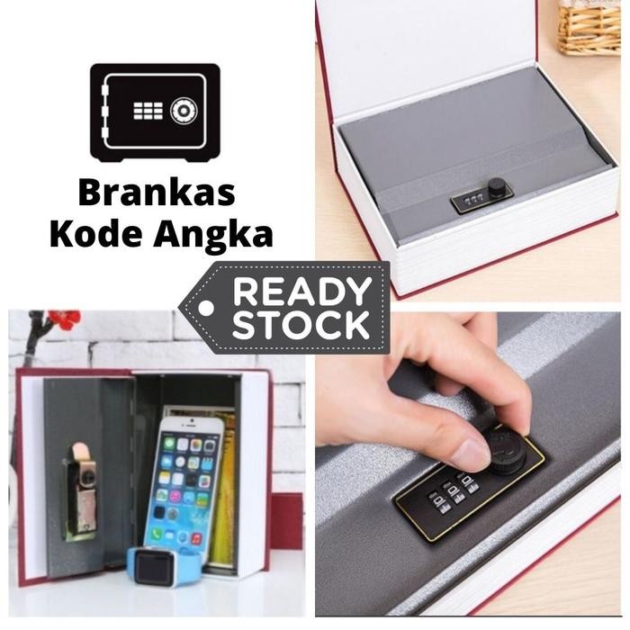 Terlaris Brankas Besi Kode Peyimpan Uang Model Buku