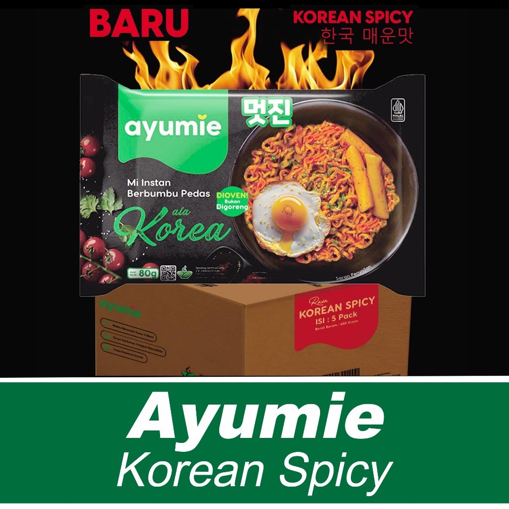 

Ayumie Mie Sehat Korean Spicy Exp Oktober 2025 Promo HALAL