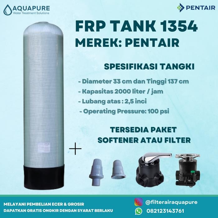 Tangki FRP 1354 Pentair / Tangki filter air 1354 / Tabung filter 1354 Kode 1186