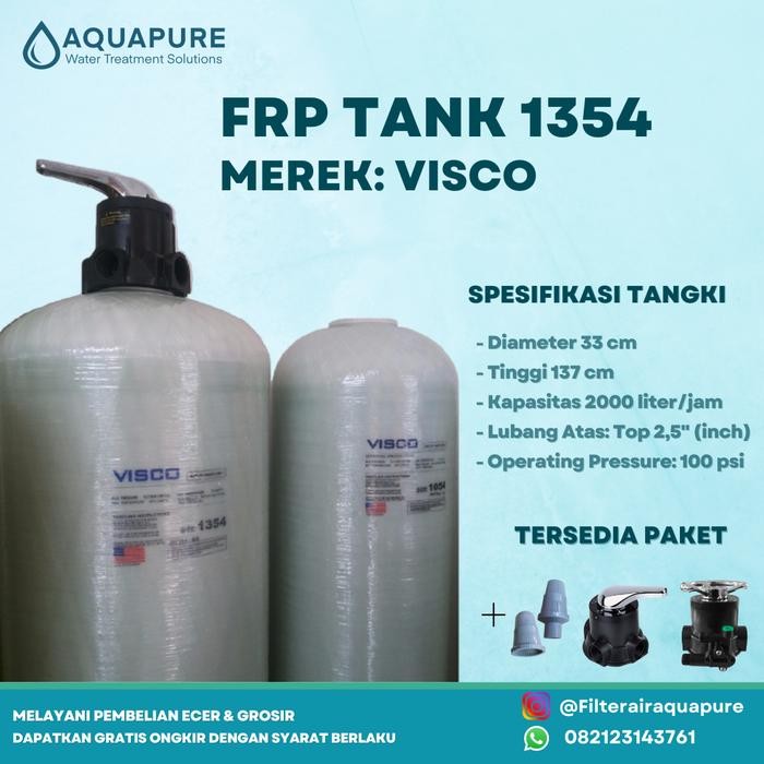 Tangki FRP 1354 Visco / Tangki filter air 1354 / Tabung filter 1354 Kode 18