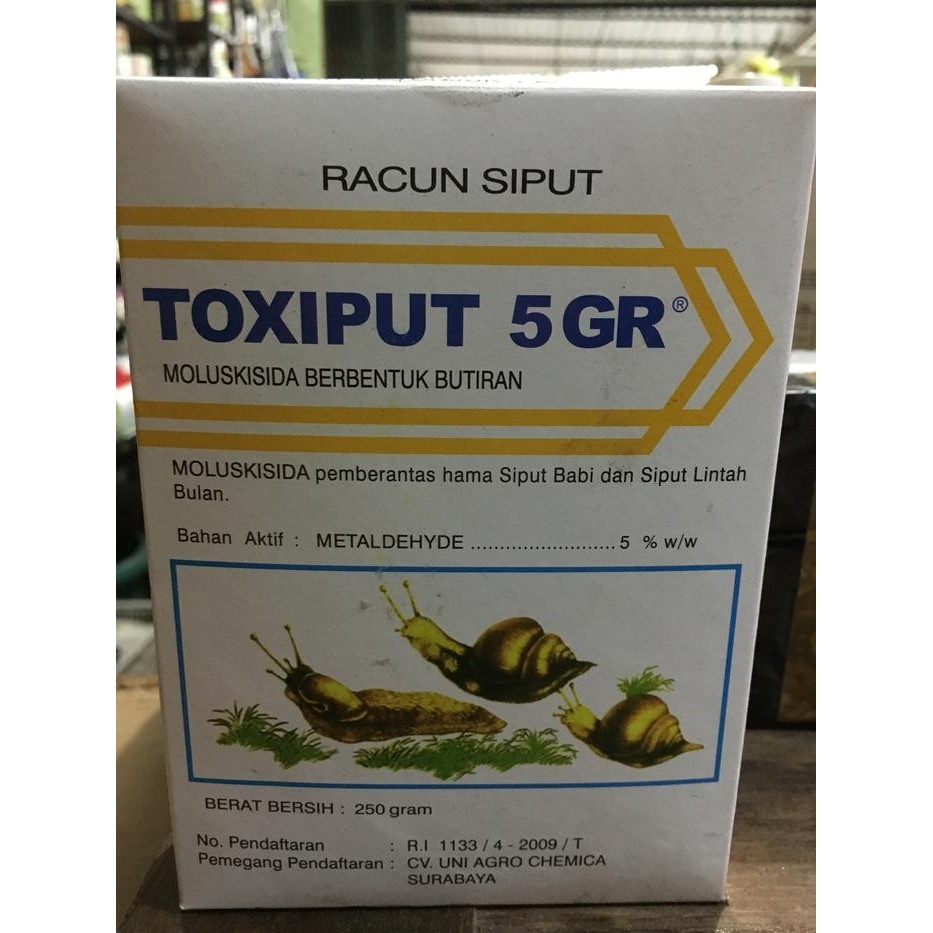 Racun siput TOXIPUT kemasan 250gram