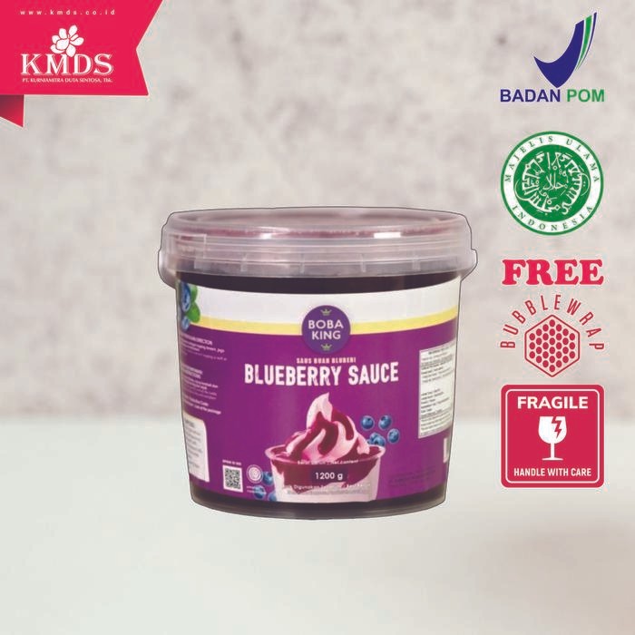 

Kualitas No1 Boba King Blueberry Sauce 1,2Kg