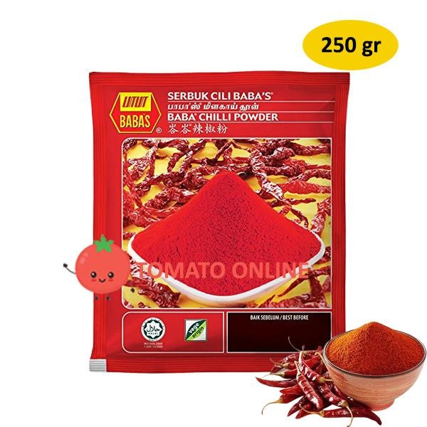 

TodayFre3sH- Baba's Babas / Chilli Powder Bubuk Cabai Cabe Malay / 250 Gr Gram