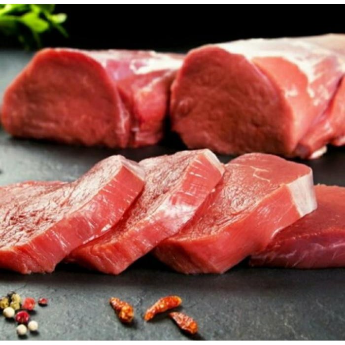 

BeliSkrg,KirimHariini- Tenderloin Import / Has dalam @1kg (Potongan Steak)