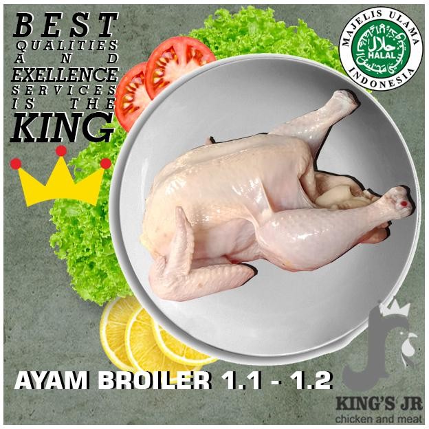 

TodayFre3sH- Ayam karkas / whole / pkk uk 1.1-1.2 (Fresh/Frozen)