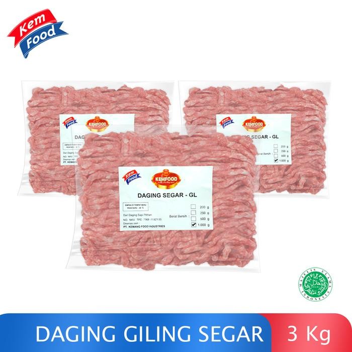 

TodayFre3sH- Daging Giling Sapi Kemfood 1kg BUY 2 GET 3