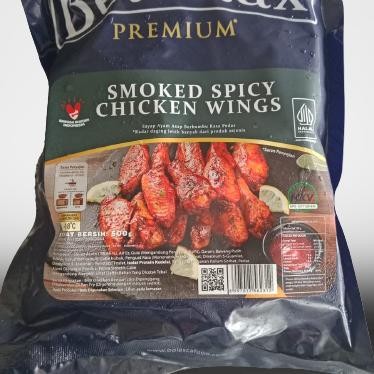 

BeliSkrg,KirimHariini- DELIMAX PREMIUM SMOKED SPICY CHICKEN WINGS 500 GRAM