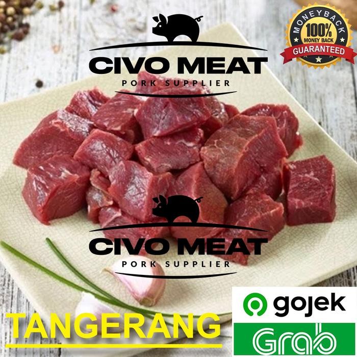 

BeliSkrg,KirimHariini- Daging Sapi Import Australia potong Sop Soto Rendang Frozen - 500g