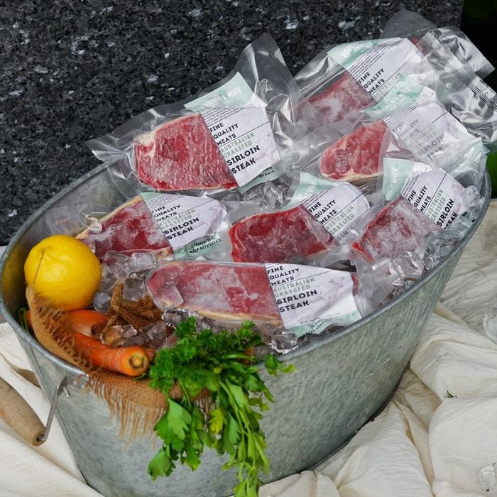 

BeliSkrg,KirimHariini- AUST GRASS-FED SIRLOIN STEAK / STRIPLOIN STEAK GRADE A @200GRAM